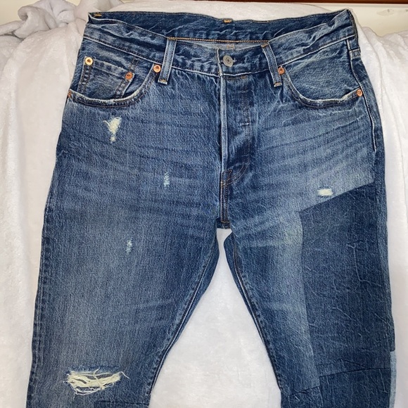Levi’s | 501 Ragged Lands Cropped sz 27 - Picture 3 of 16